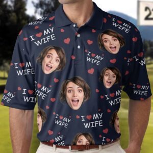 Today’s Treasure Polo Shirt I Love My Wife - Personalized Photo Polo Shirt Set of 3