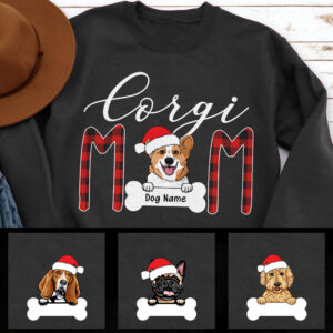 Dynamic Hue Sweatshirt Personalized Dog Mom Christmas Sweatshirt NB301 30O57 Set of 2
